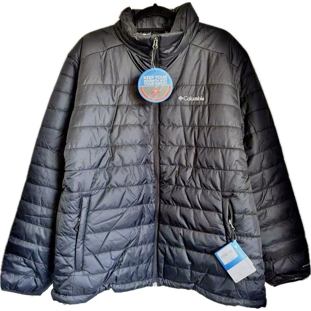 Columbia Men’s Crested Butte Omni-Heat Hooded Jacket – Black XXL (Retail $130)